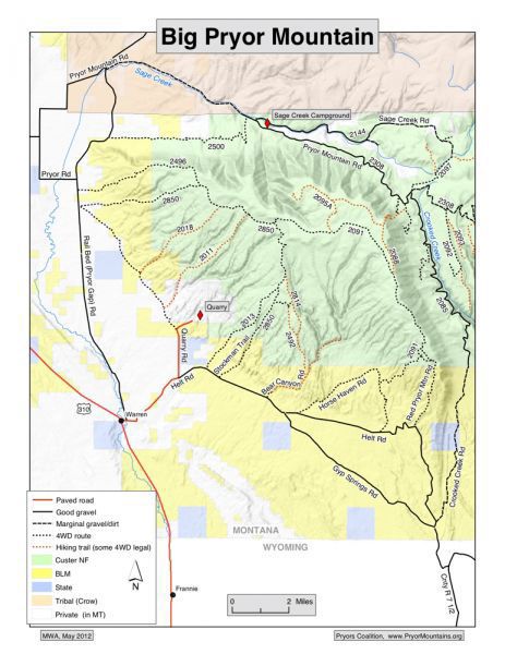Pryor Map